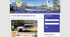 Desktop Screenshot of faerj.org.br